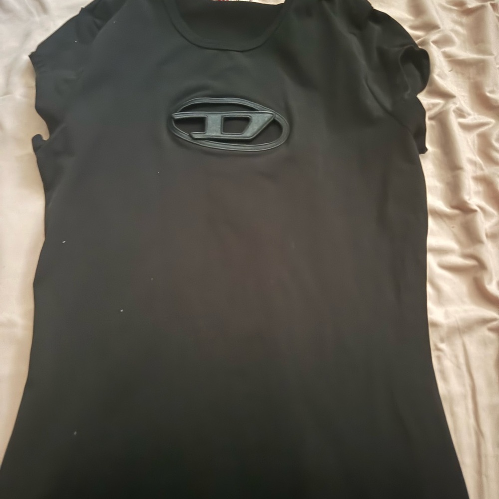 Diesel Black Tshirt Dress